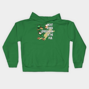 Funny St. Patrick's Bartender  Apparel Kids Hoodie